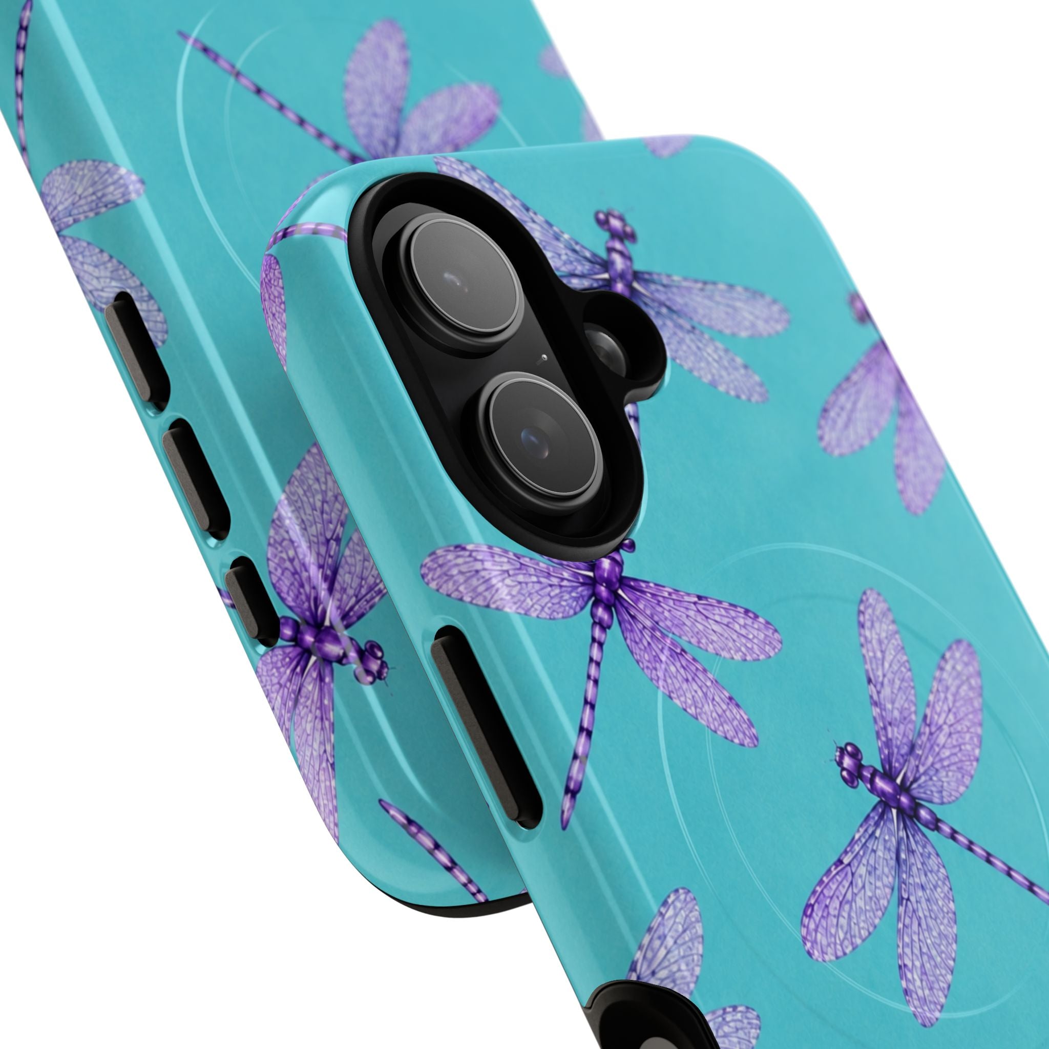 Turquoise Dragonfly Dreams – Tough Magnetic Phone Case