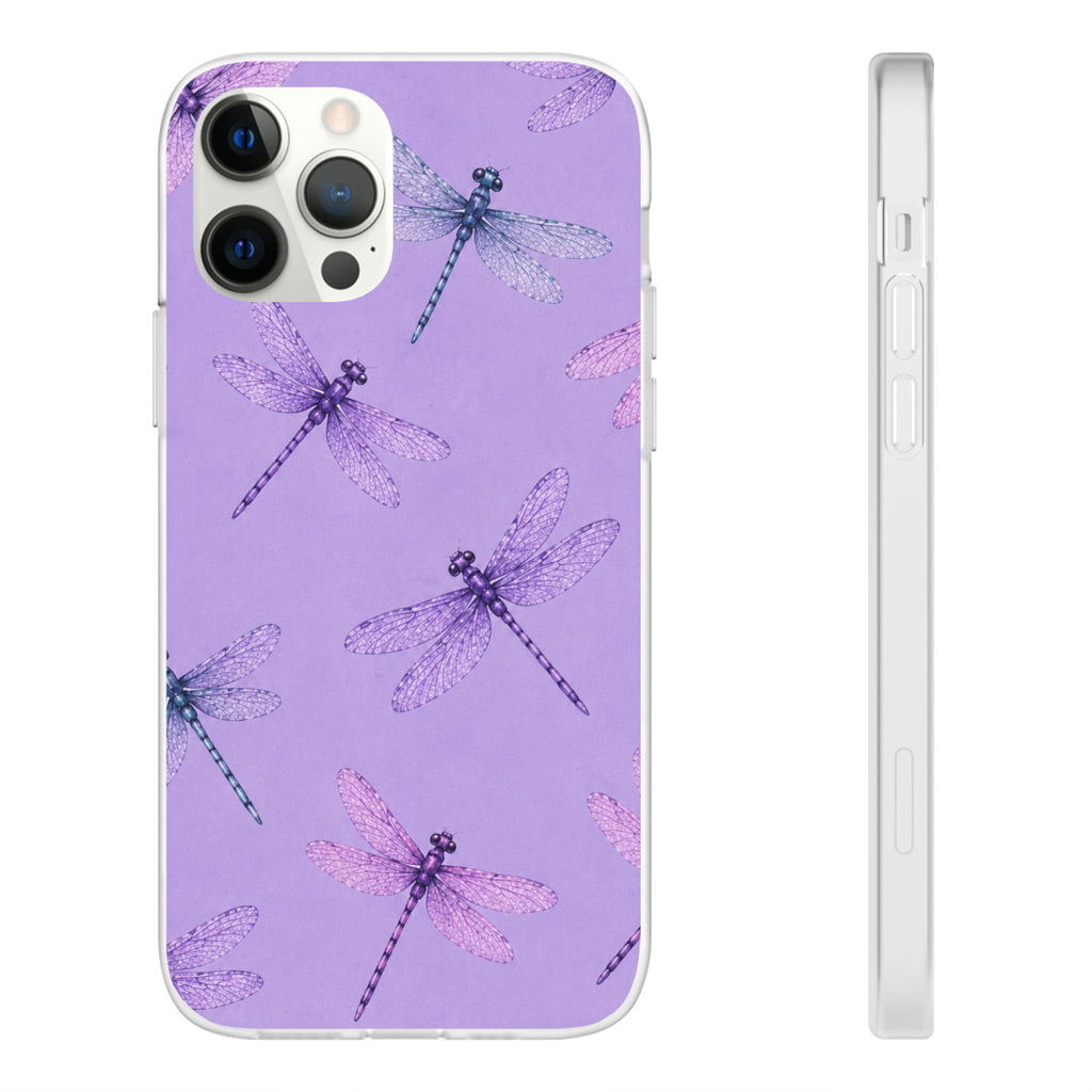 Lavender Dragonfly Dreams-Flexi iPhone & Samsung Phone Case