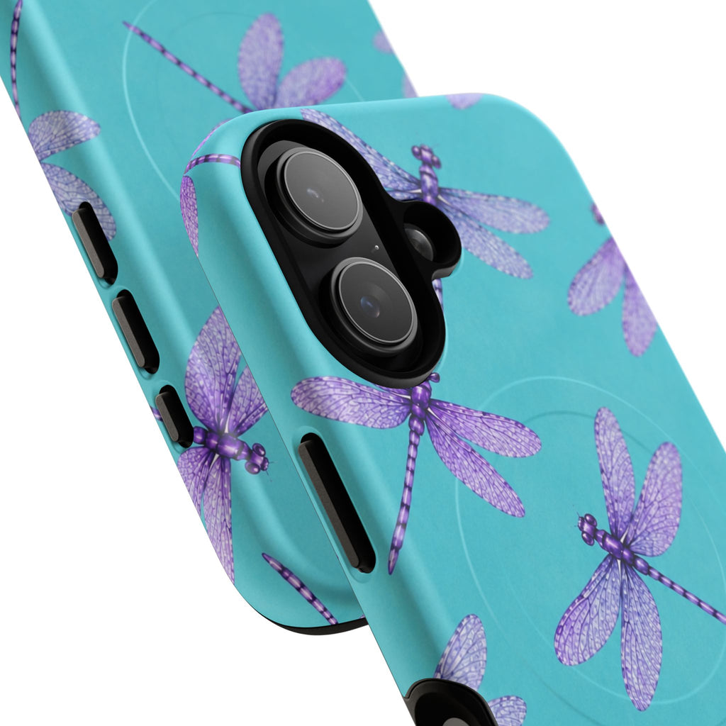 Turquoise Dragonfly Dreams – Tough Magnetic Phone Case