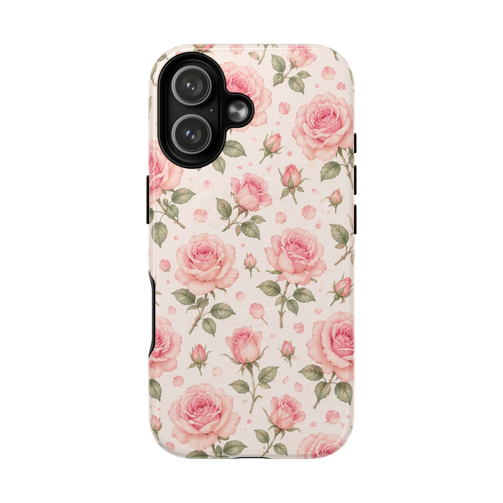 Pink Petals & Paradise- Tough Magnetic Phone Case