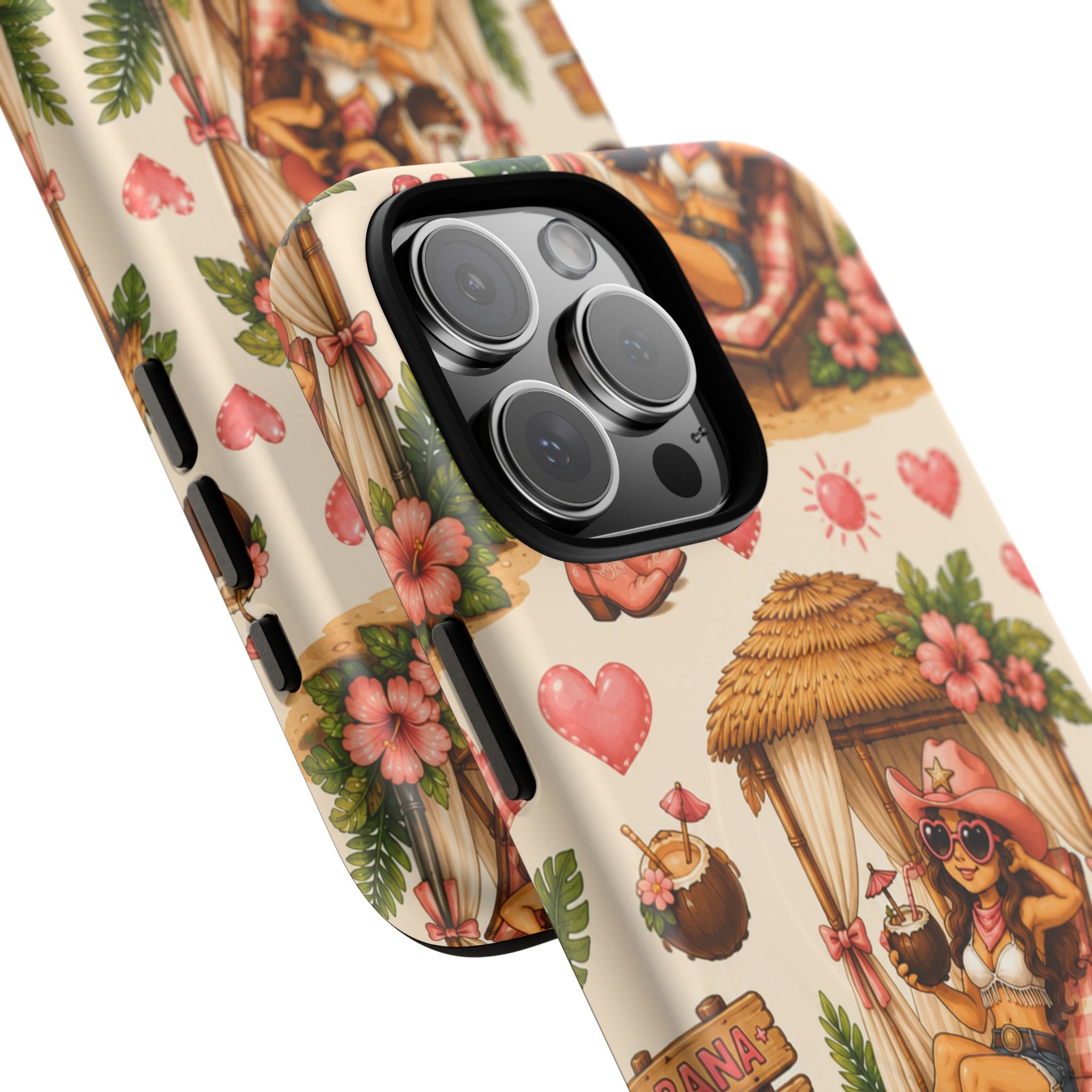 Cabana Cowgirl- Tough Magnetic Phone Case