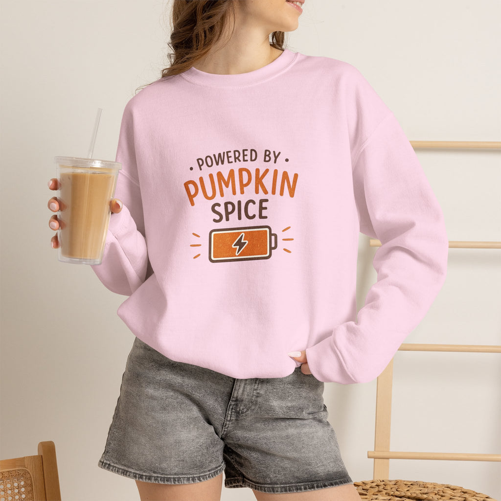Powered by Pumpkin Spice – Sweatshirt
