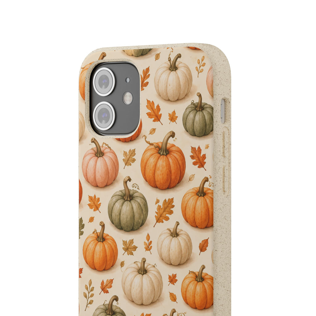Cabana Pumpkin Patch -Eco-Friendly Biodegradable Phone Case