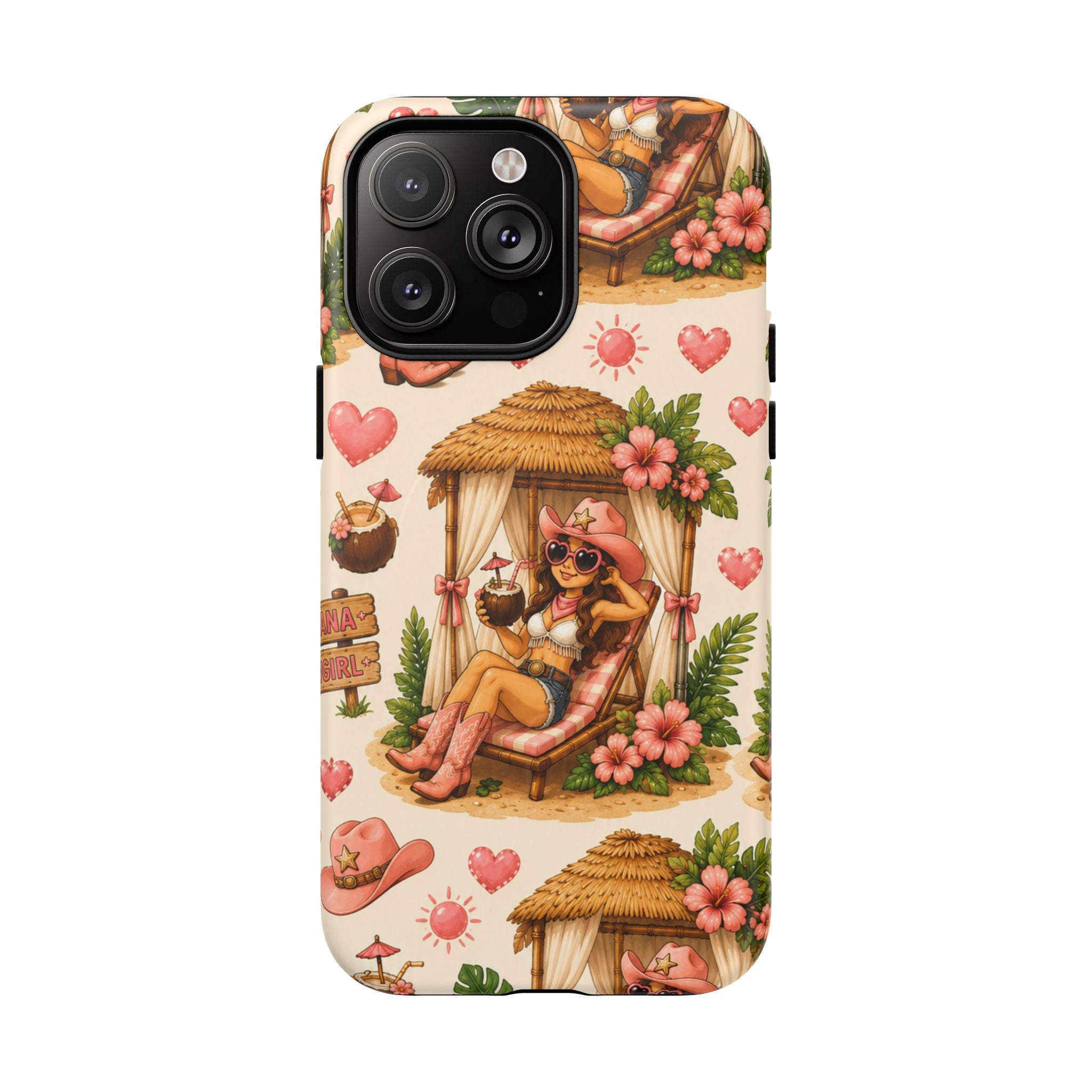 Cabana Cowgirl- Tough Magnetic Phone Case