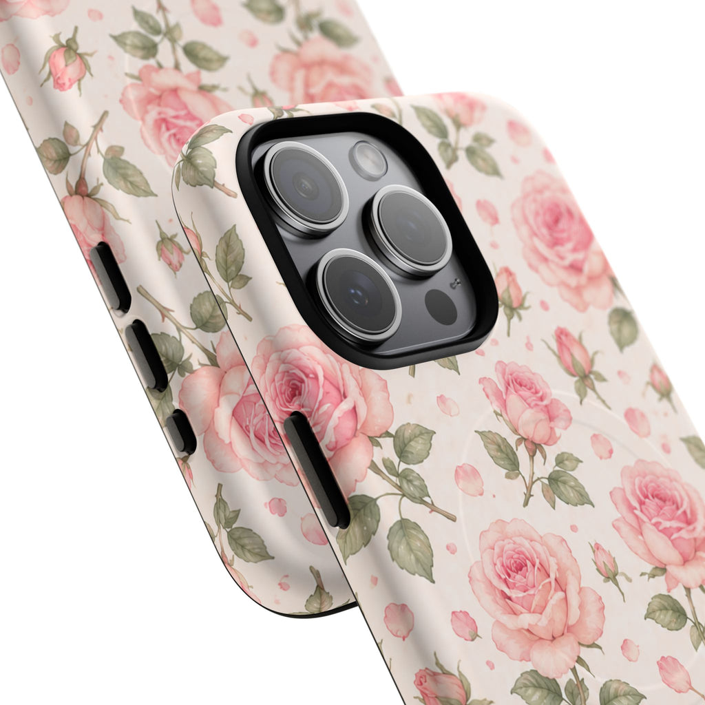 Pink Petals & Paradise- Tough Magnetic Phone Case