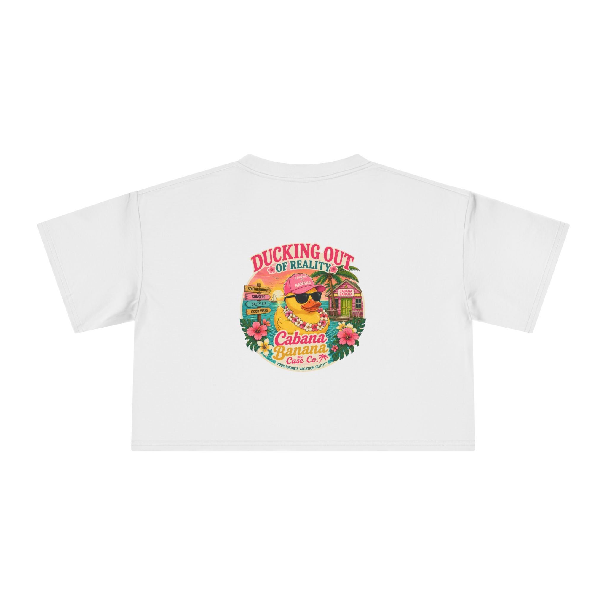 Ducking Out of Reality-Crop Tee Shirt