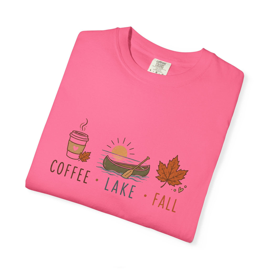 Coffee • Lake • Fall –T-Shirt