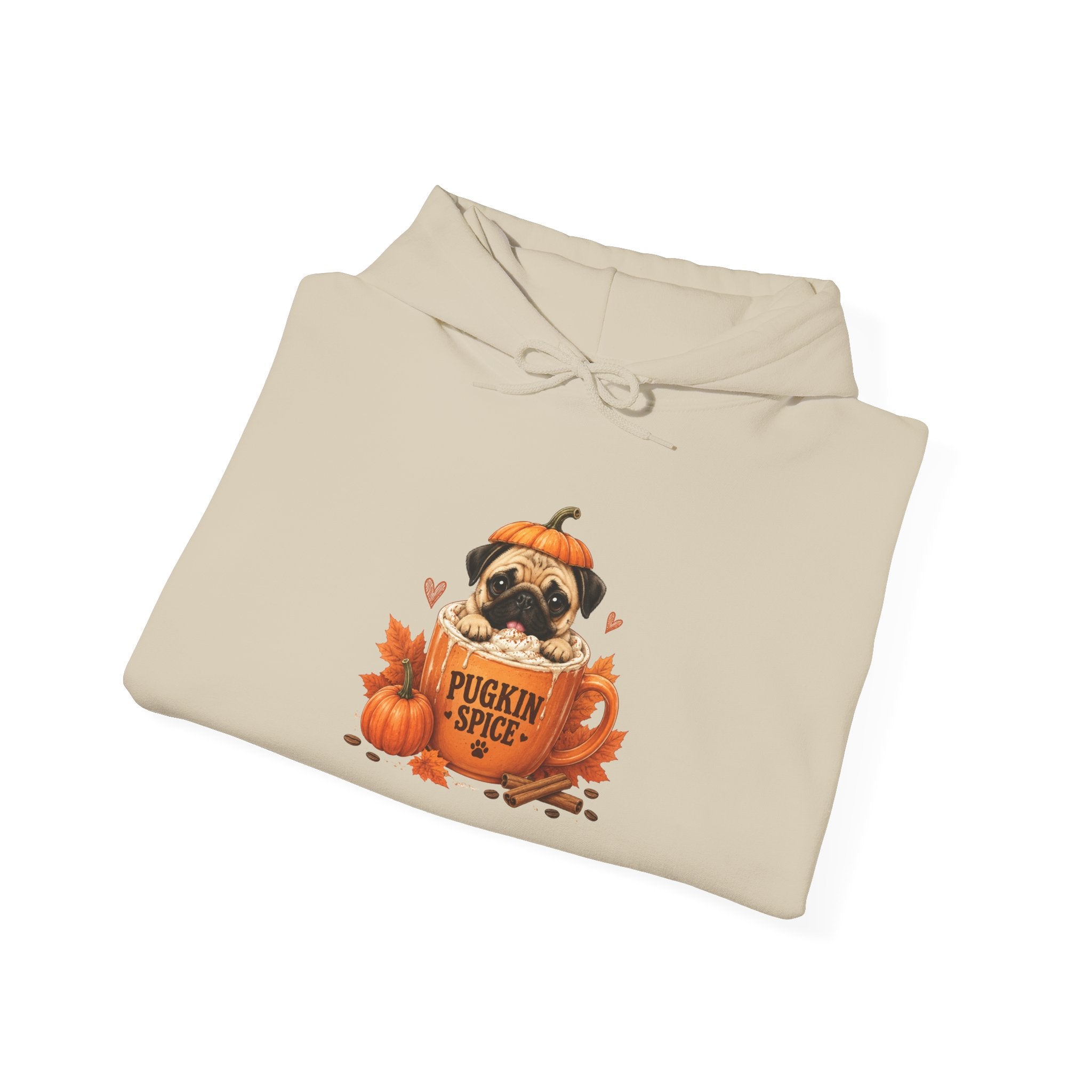 Pumpkin Spice Pug Hoodie — Graphic Sweatshirt