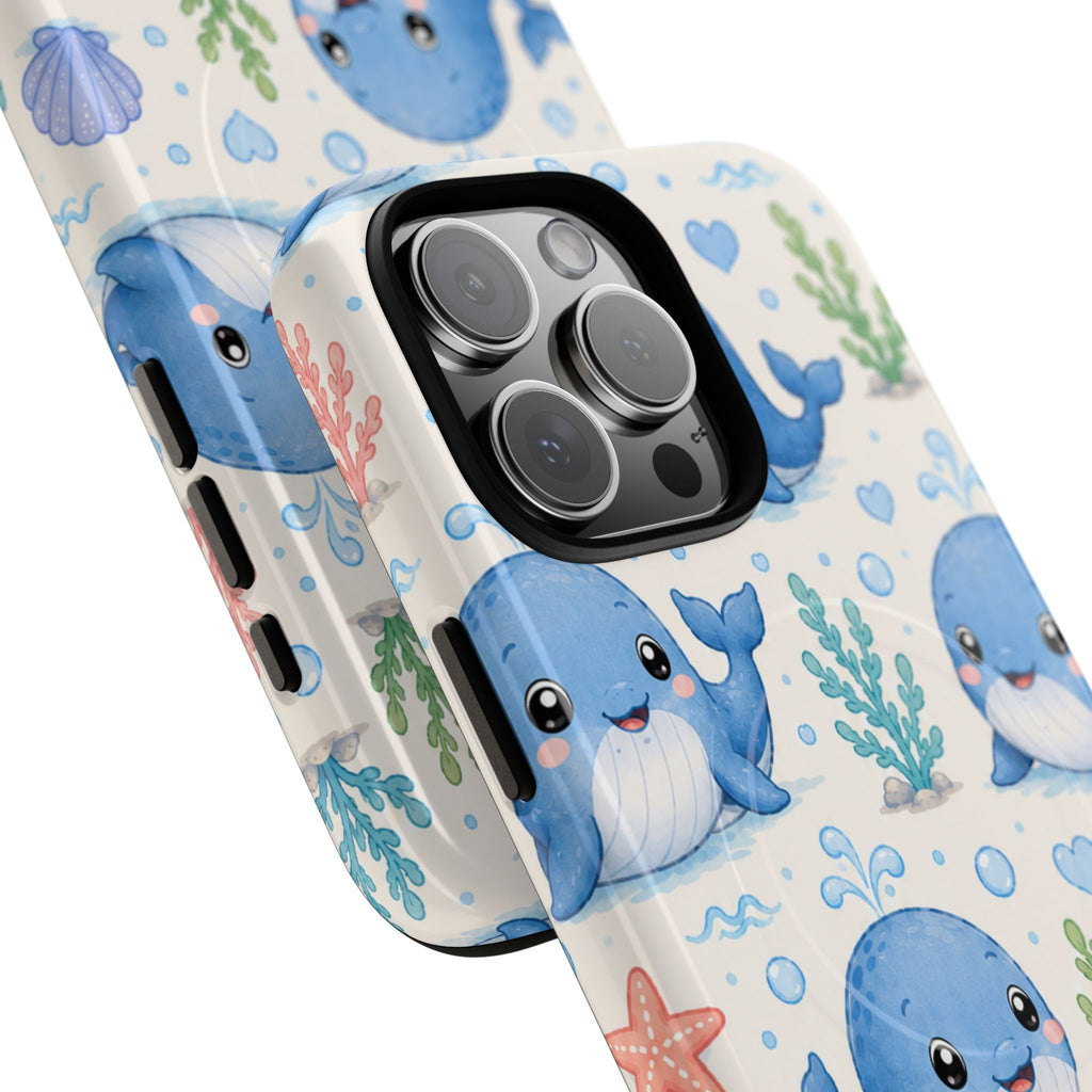 Whale Watching from the Cabana- Tough Magnetic Phone Case