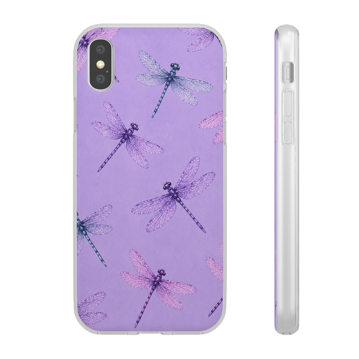 Lavender Dragonfly Dreams-Flexi iPhone & Samsung Phone Case
