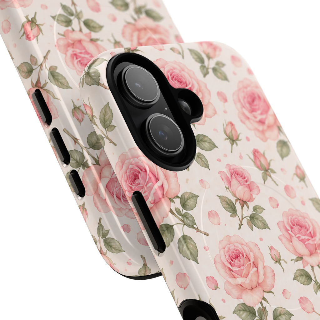 Pink Petals & Paradise- Tough Magnetic Phone Case