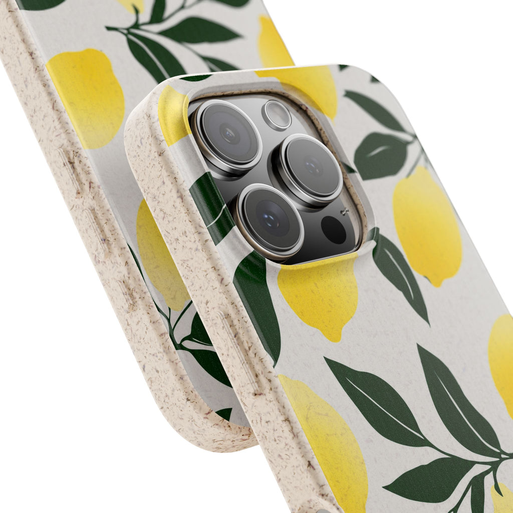 Lemon Escape - Eco-Friendly Biodegradable Phone Case