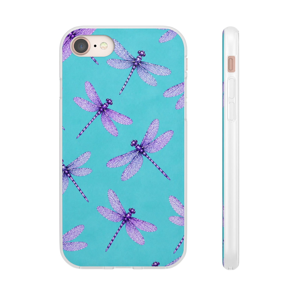 Turquoise Dragonfly Dreams – Flexi iPhone & Samsung Phone Case
