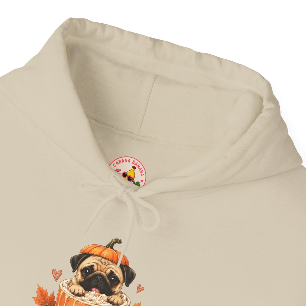 Pumpkin Spice Pug Hoodie — Graphic Sweatshirt