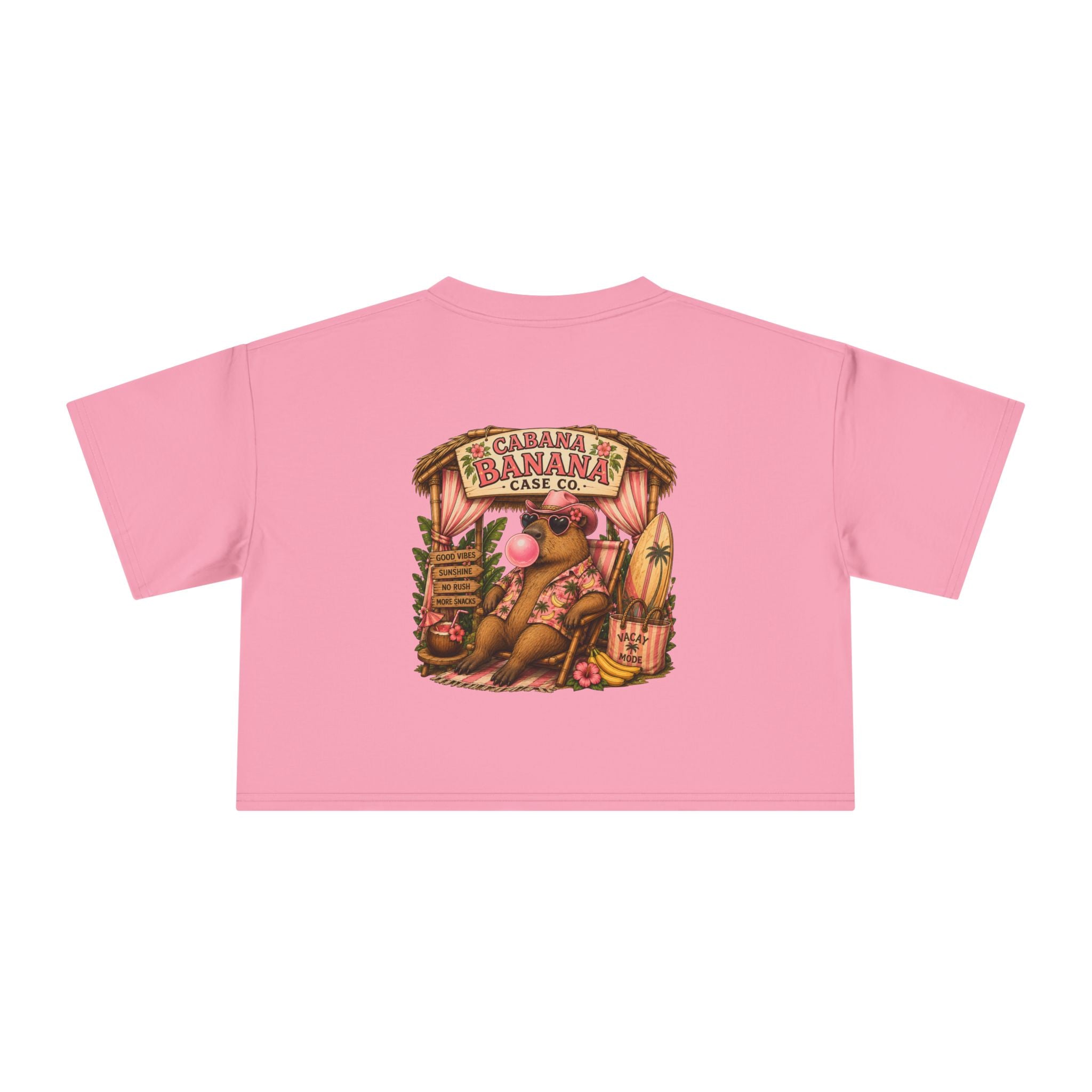 Capy Cabana- Crop Tee