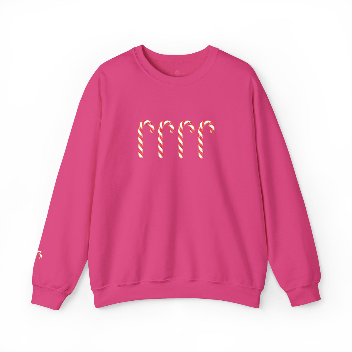 Candy Cane Embroidered Sweatshirt