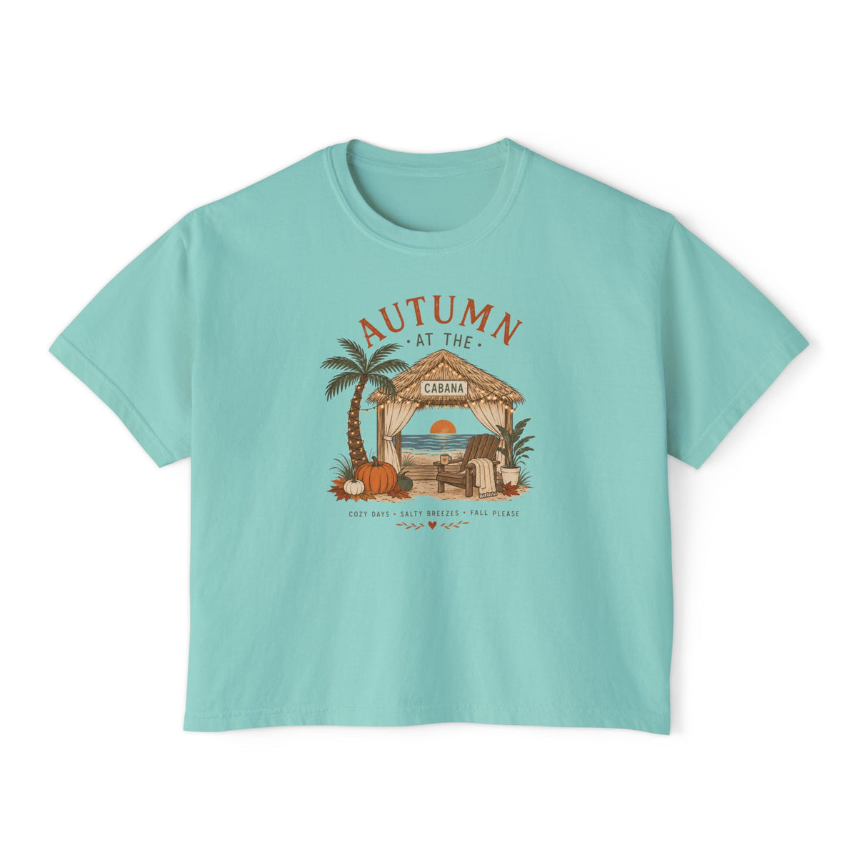 Autumn at the Cabana – Boxy Tee