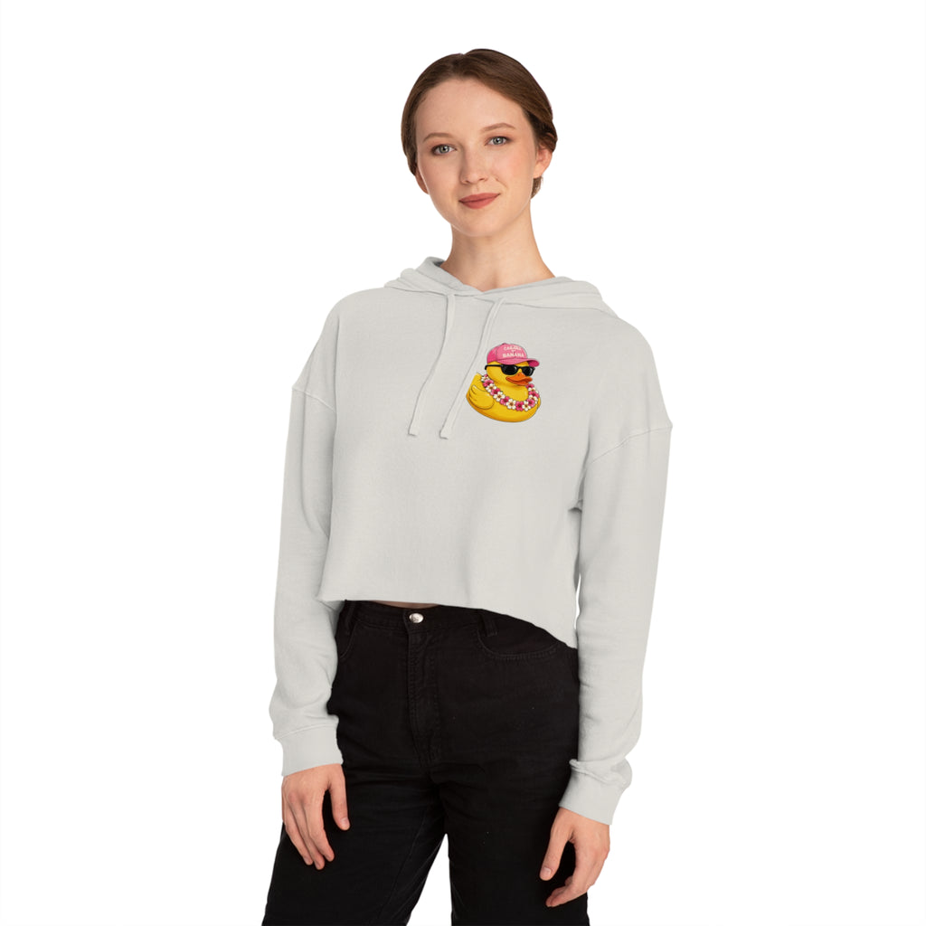 Ducking Out of Reality-Cropped Hoodie