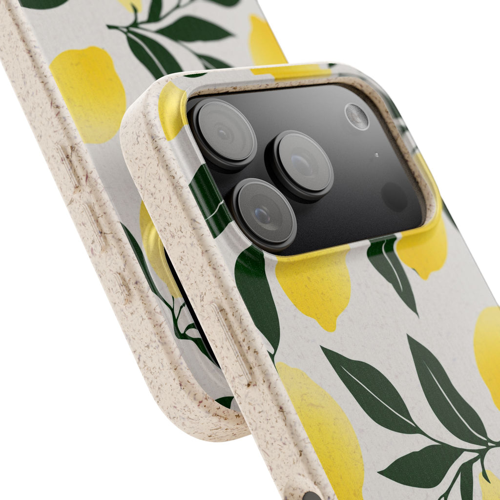 Lemon Escape - Eco-Friendly Biodegradable Phone Case