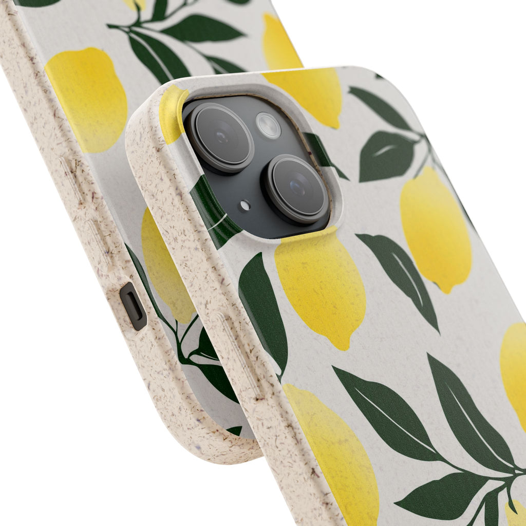 Lemon Escape - Eco-Friendly Biodegradable Phone Case