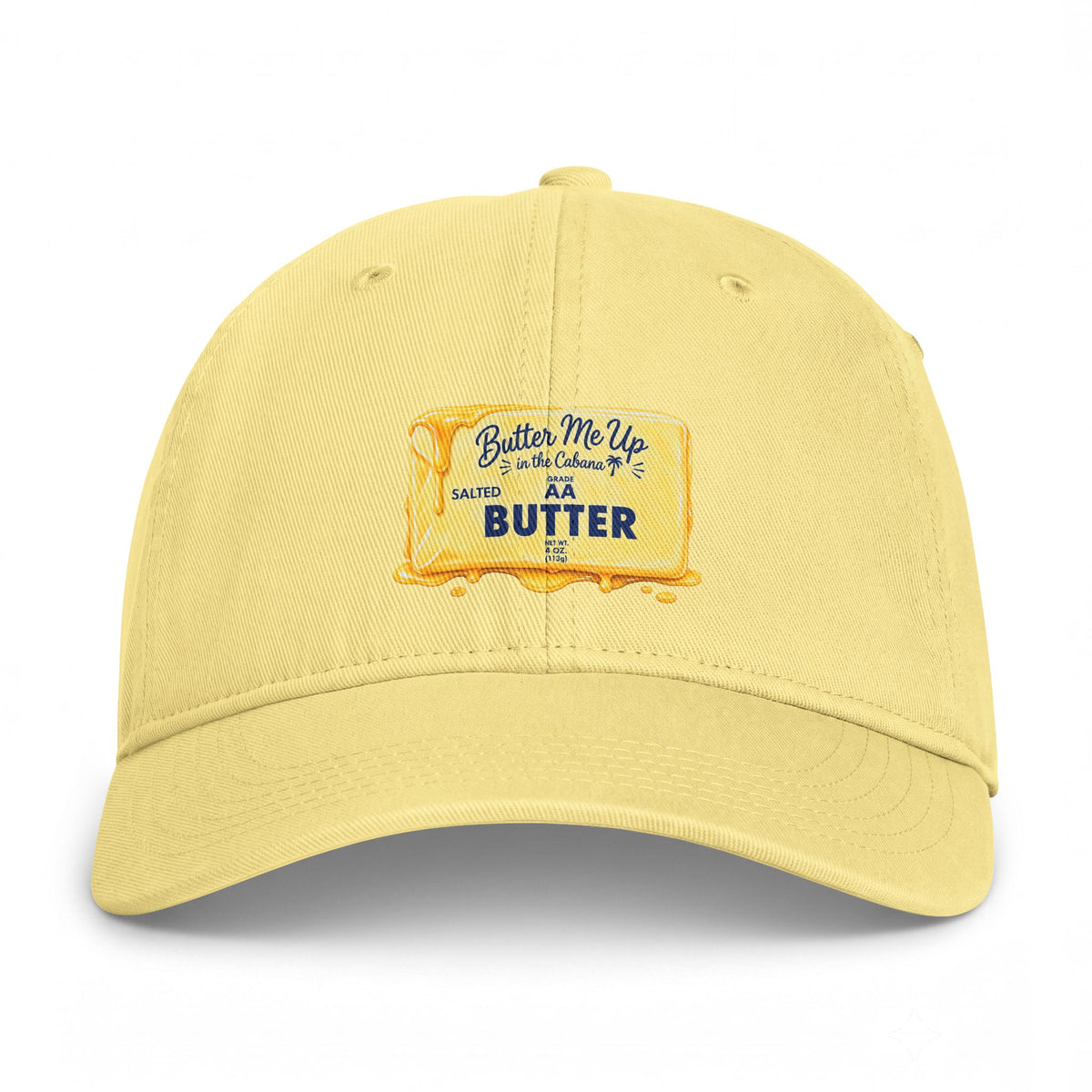 Butter Me Up In The Cabana — Coastal Washed Baseball Hat