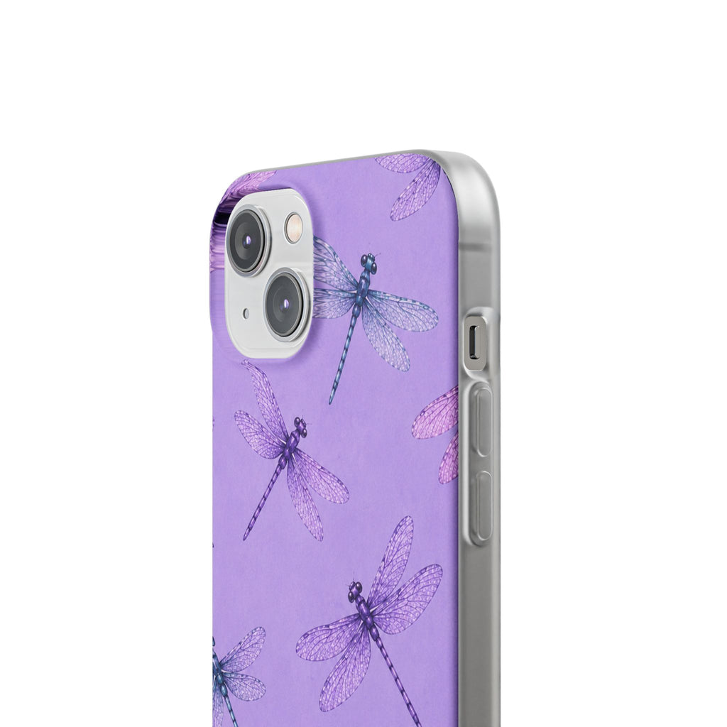 Lavender Dragonfly Dreams-Flexi iPhone & Samsung Phone Case
