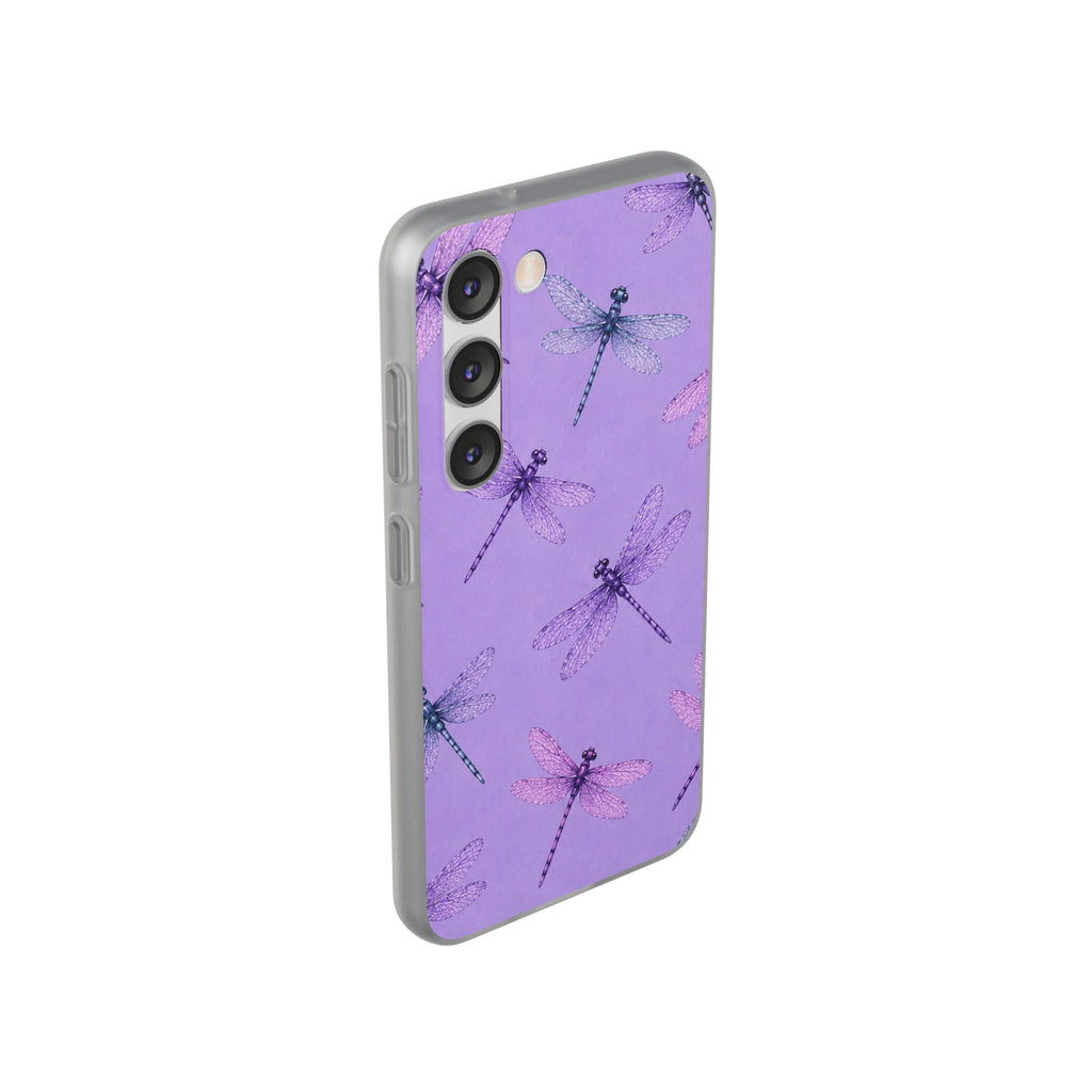 Lavender Dragonfly Dreams-Flexi iPhone & Samsung Phone Case