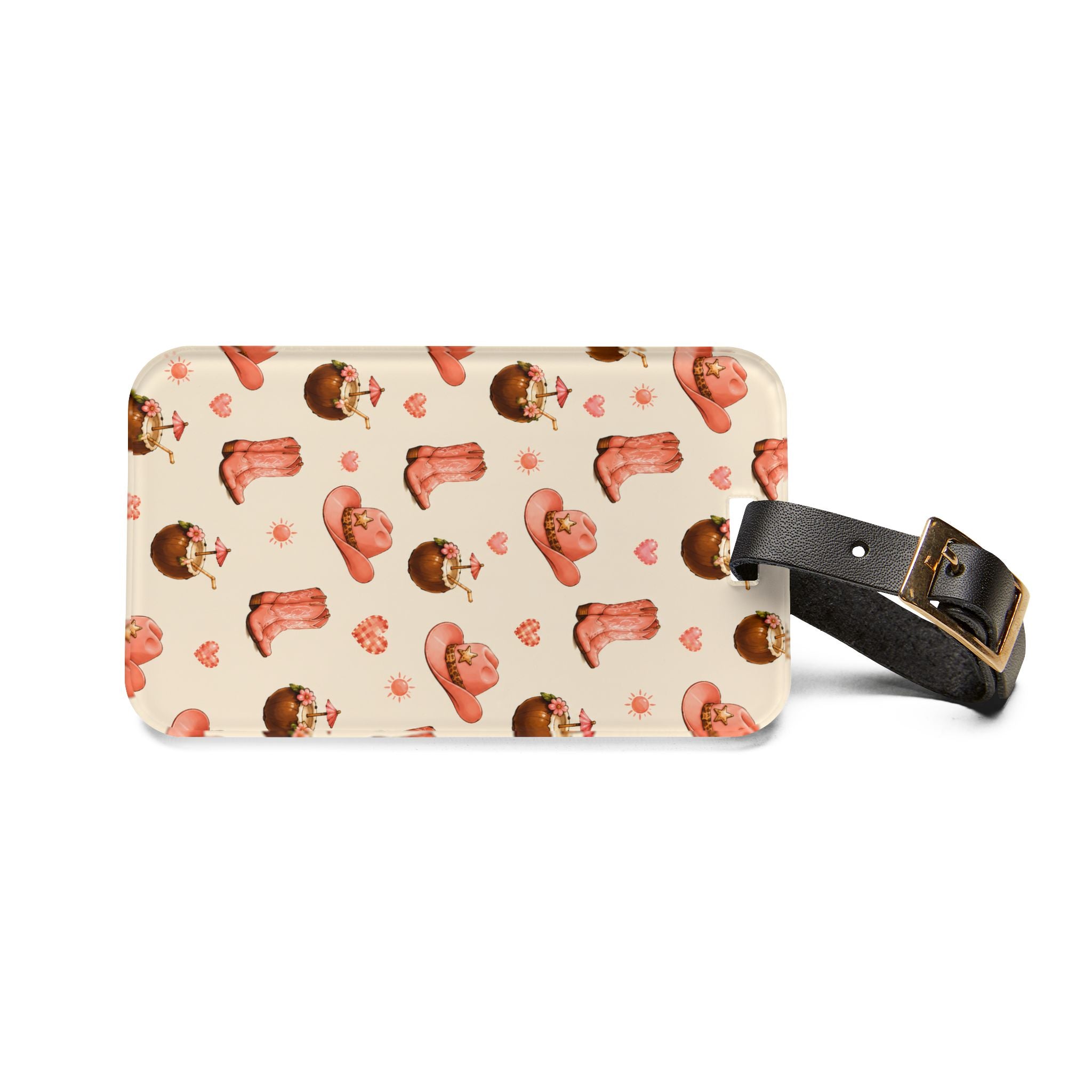 Boots in the Cabana- Luggage Tag