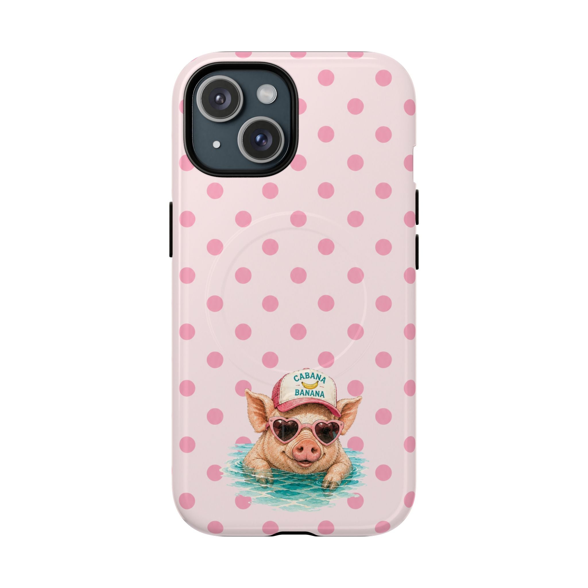 Pink Piggie Confetti- Tough Magnetic Phone Case