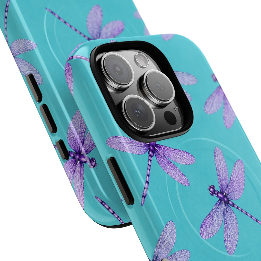 Turquoise Dragonfly Dreams – Tough Magnetic Phone Case