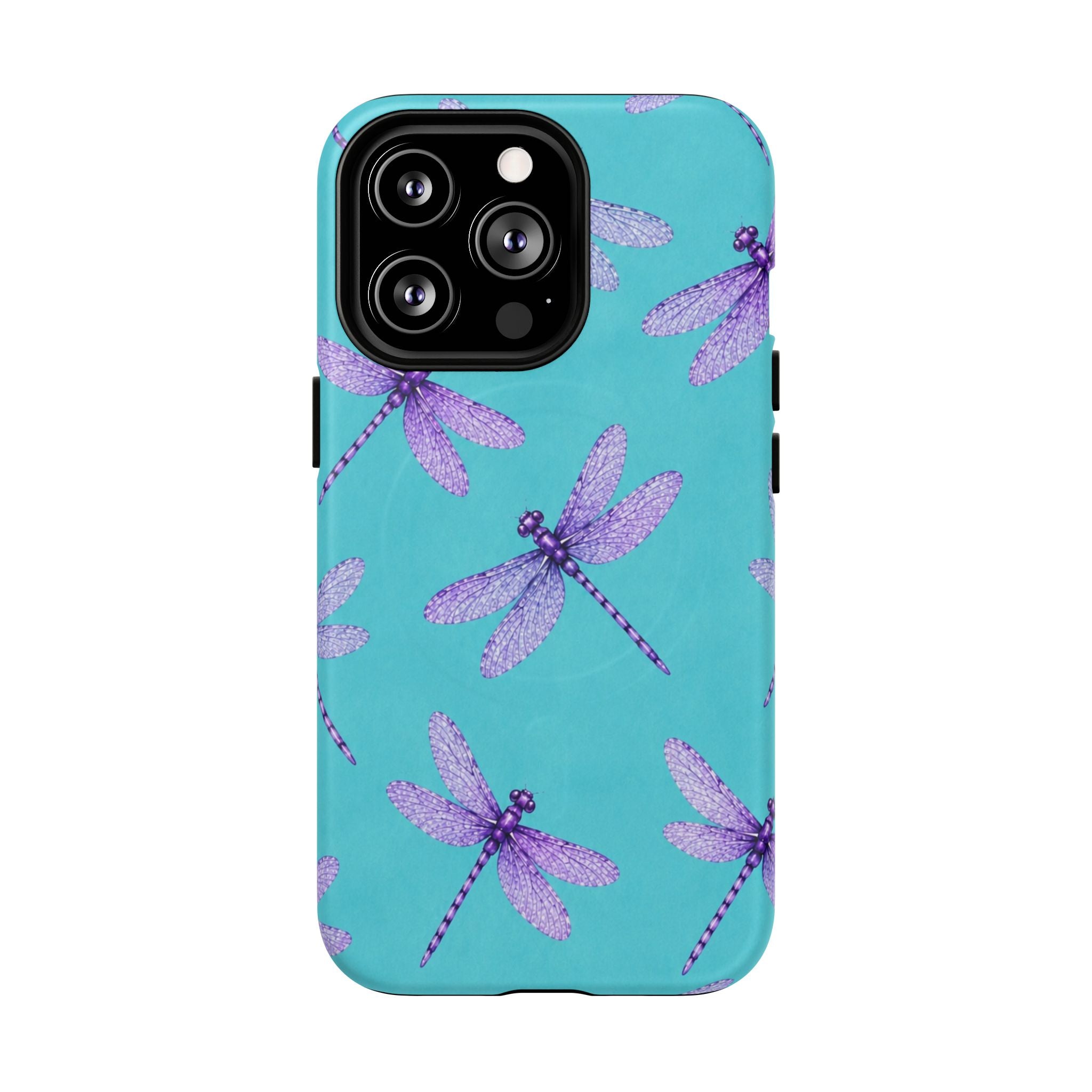 Turquoise Dragonfly Dreams – Tough Magnetic Phone Case