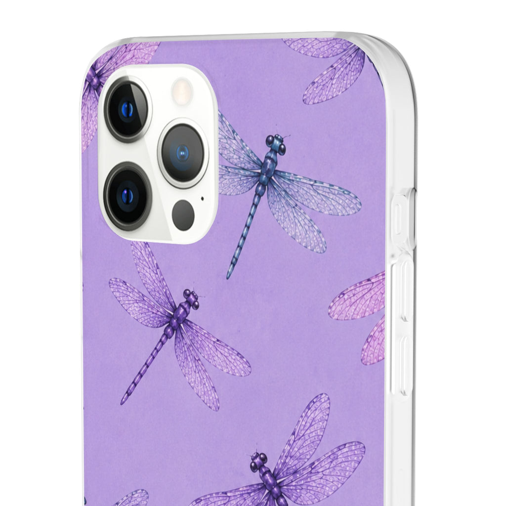 Lavender Dragonfly Dreams-Flexi iPhone & Samsung Phone Case