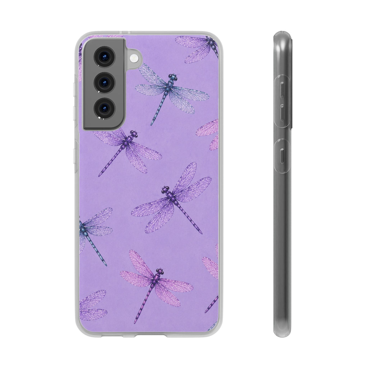 Lavender Dragonfly Dreams-Flexi iPhone & Samsung Phone Case