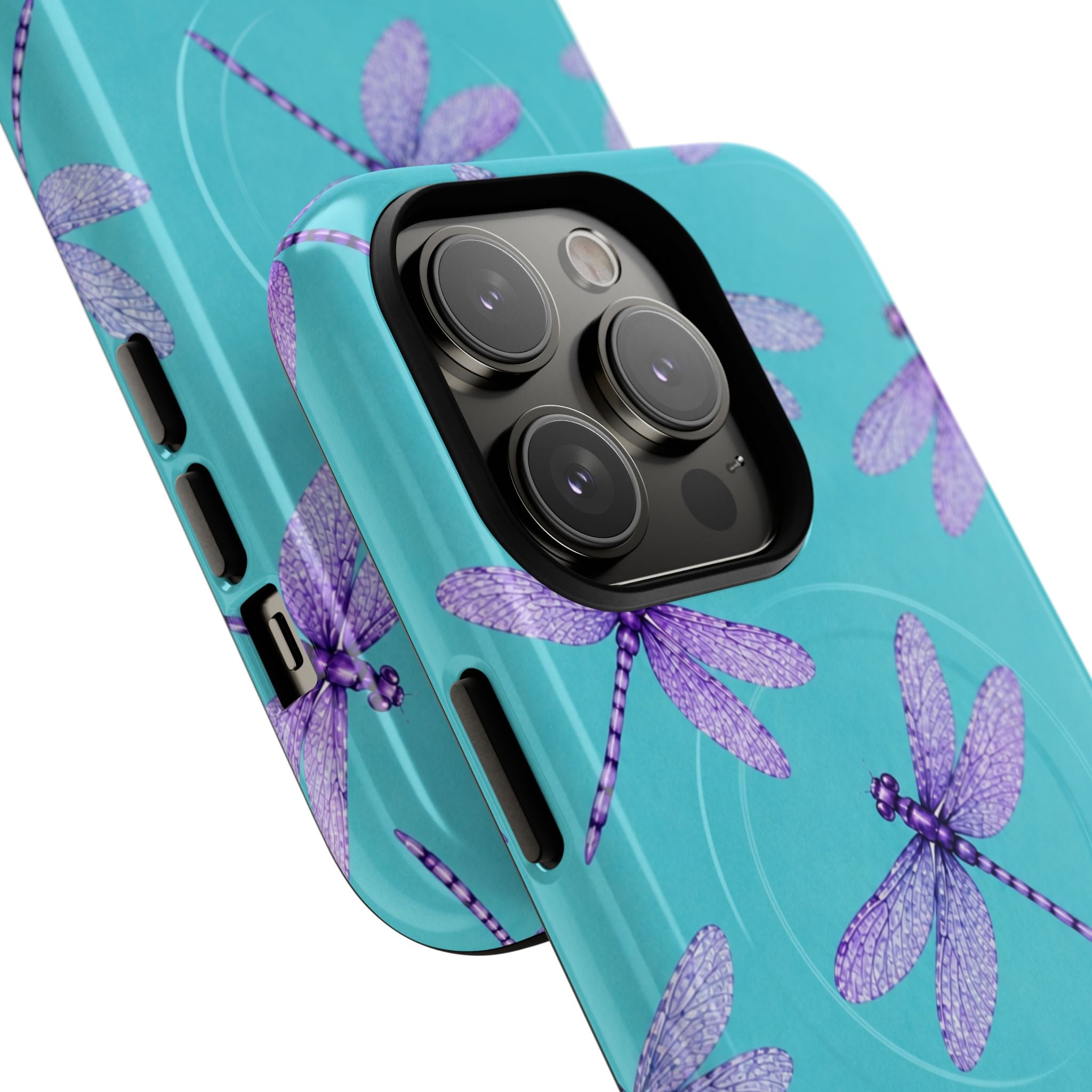 Turquoise Dragonfly Dreams – Tough Magnetic Phone Case