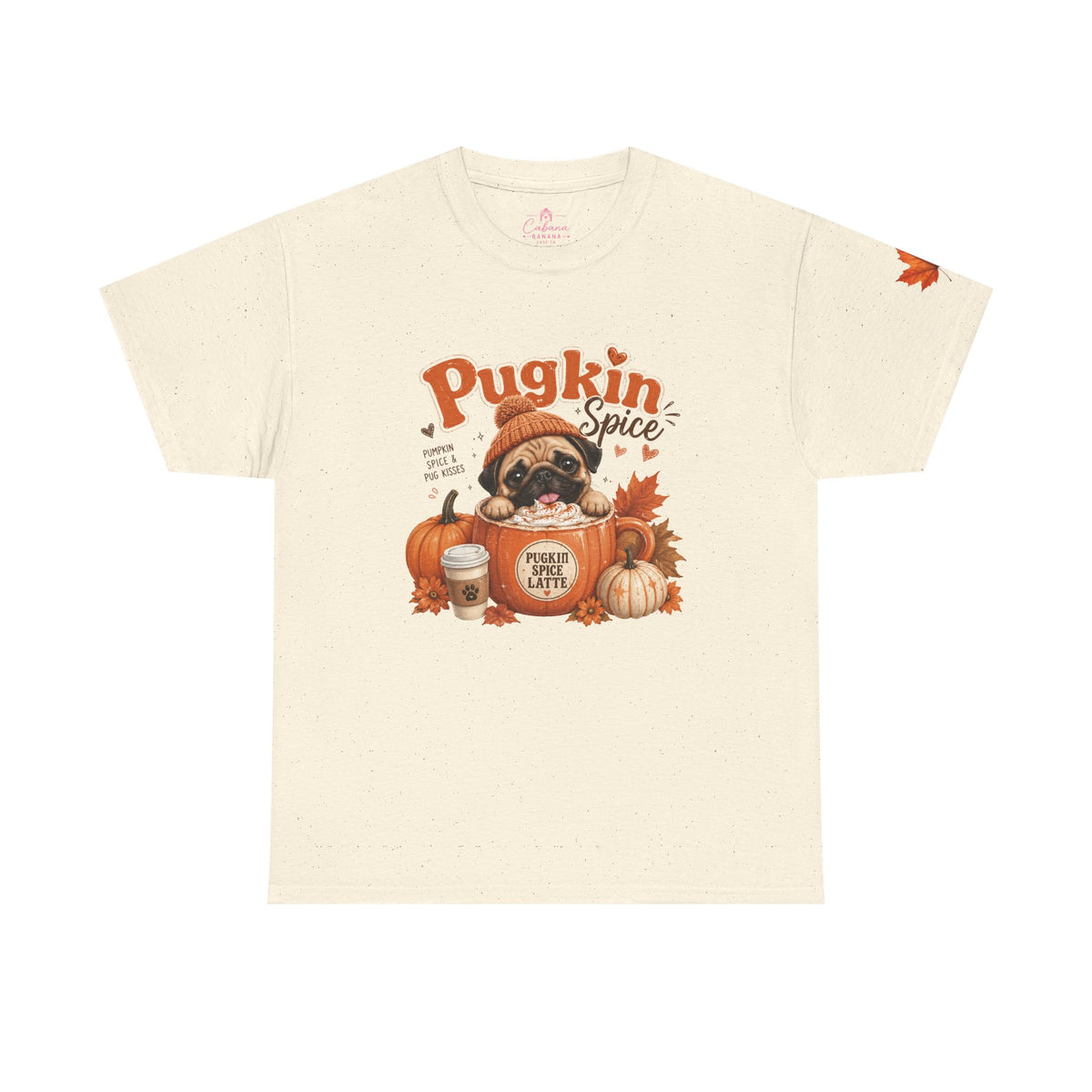 Pugkin Spice Pug – T-Shirt