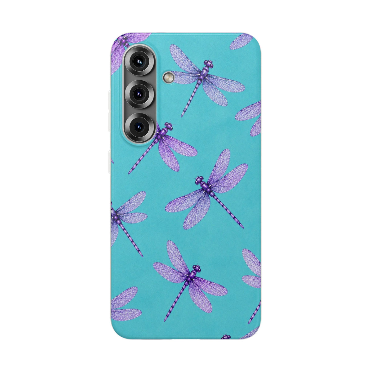 Turquoise Dragonfly Dreams – Flexi iPhone & Samsung Phone Case