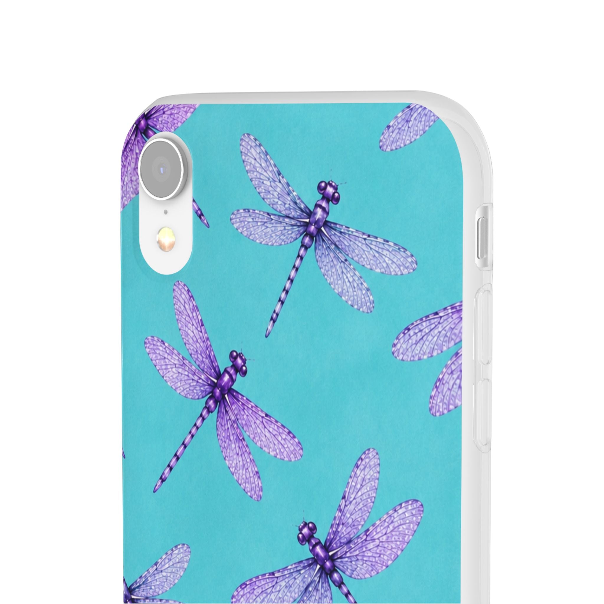 Turquoise Dragonfly Dreams – Flexi iPhone & Samsung Phone Case