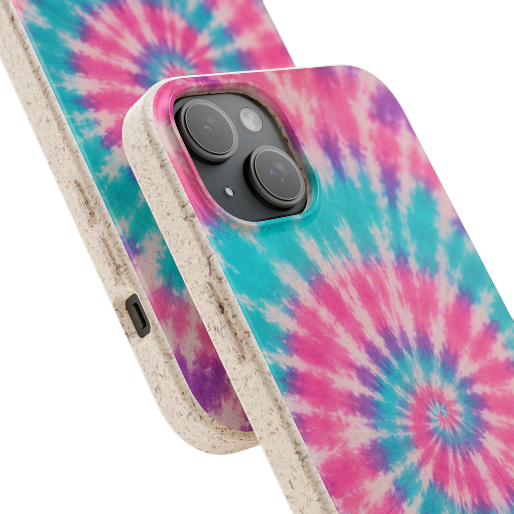 Cabana Tie-Dye – Eco-Friendly Biodegradable Phone Case