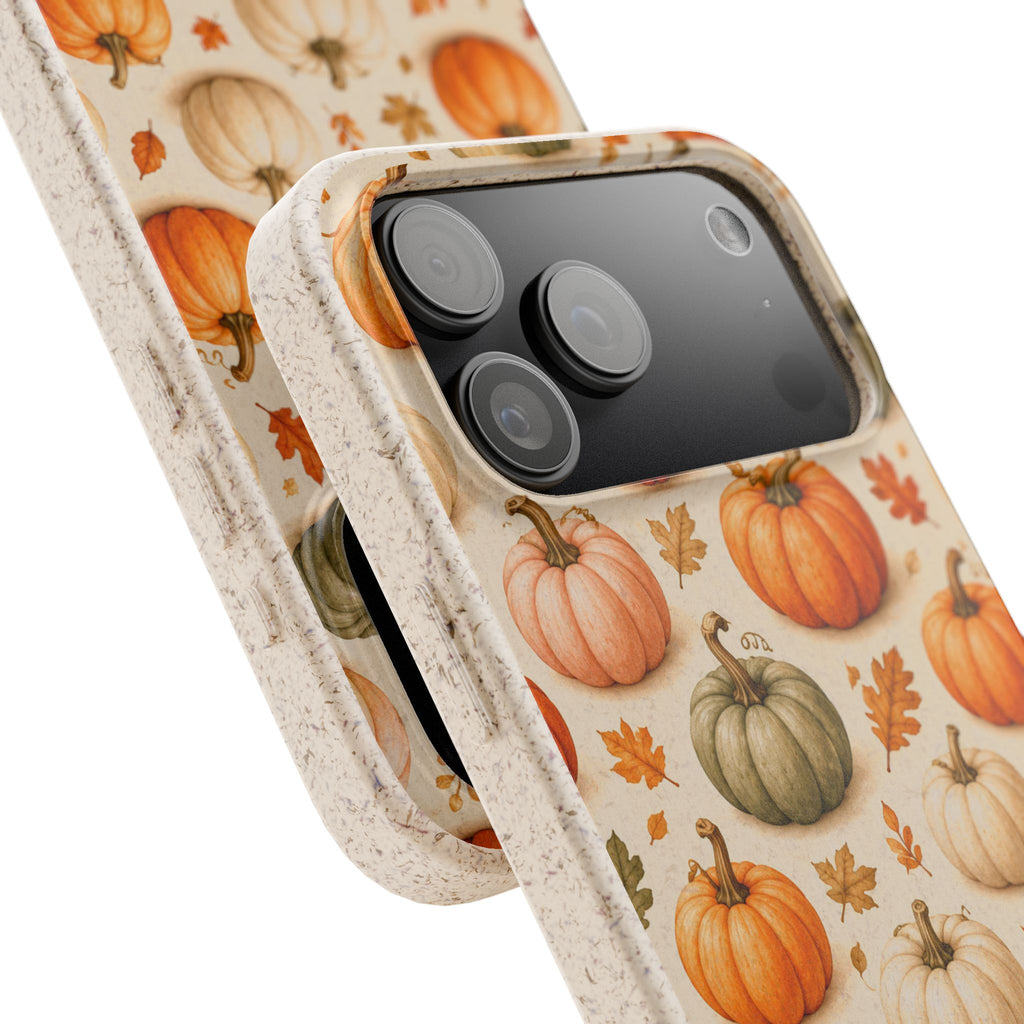 Cabana Pumpkin Patch -Eco-Friendly Biodegradable Phone Case