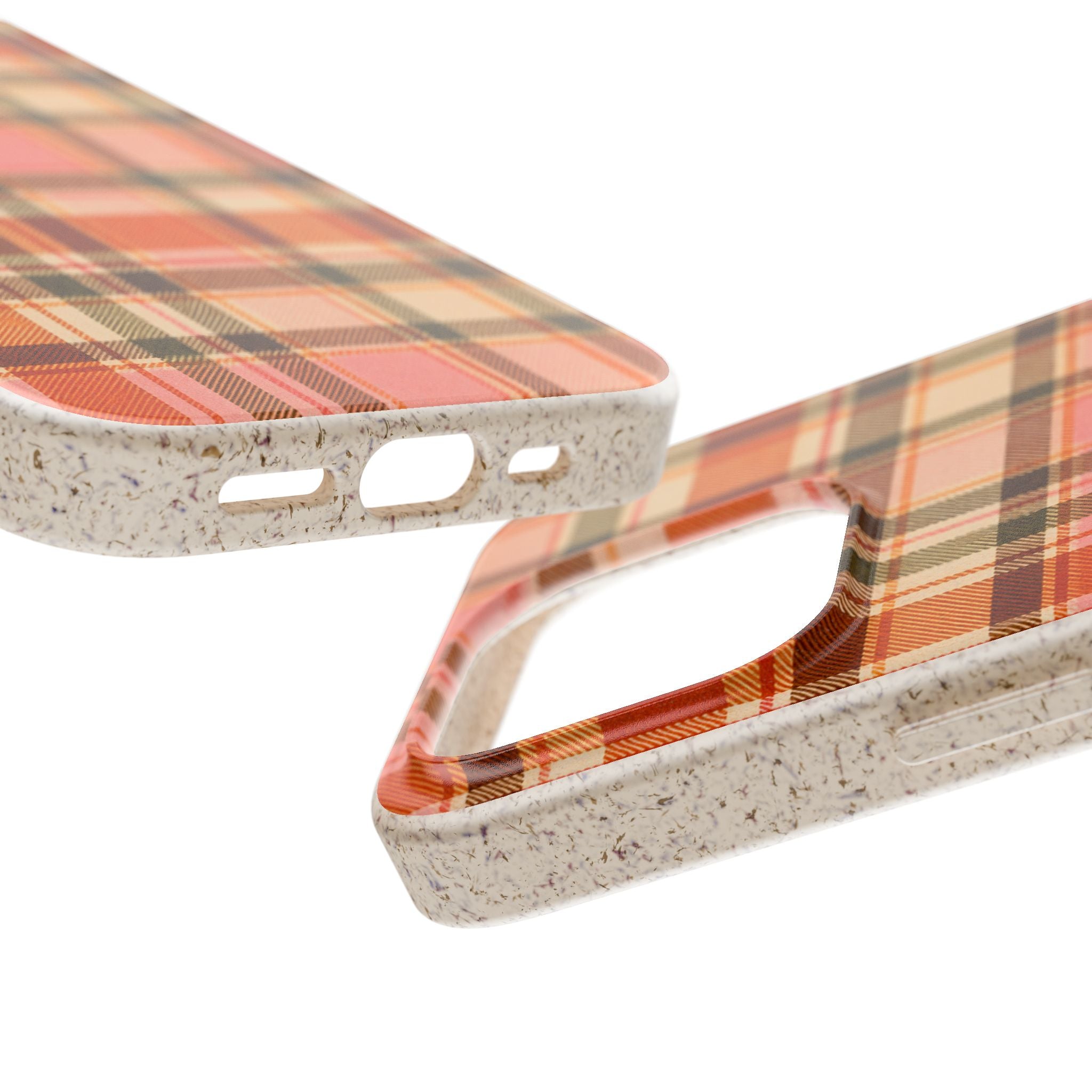 Hello Fall Plaid- Eco-Friendly Biodegradable Phone Case