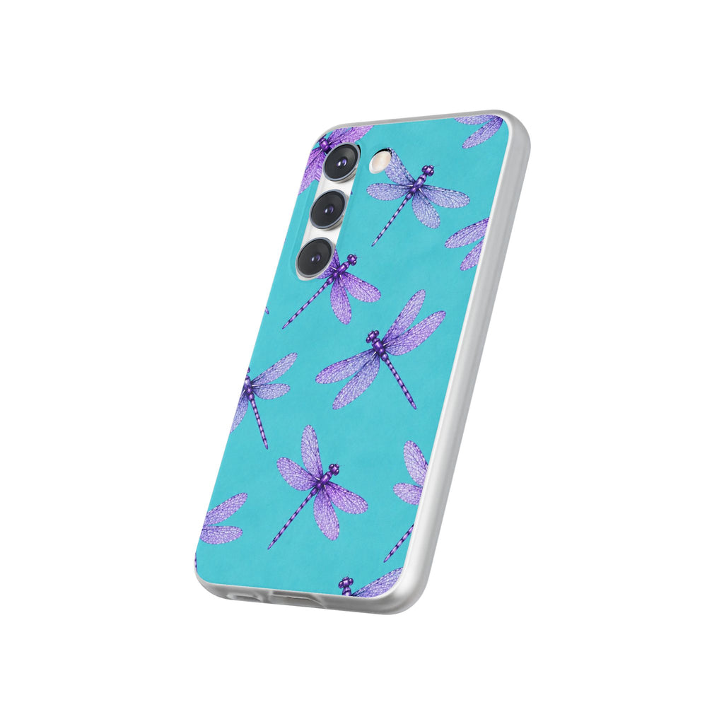 Turquoise Dragonfly Dreams – Flexi iPhone & Samsung Phone Case