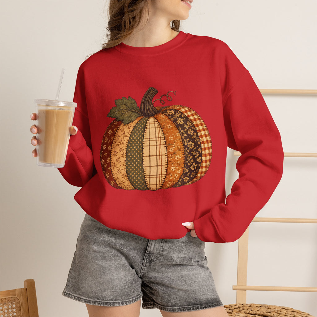 Patchwork Pumpkin – Sweatshirt