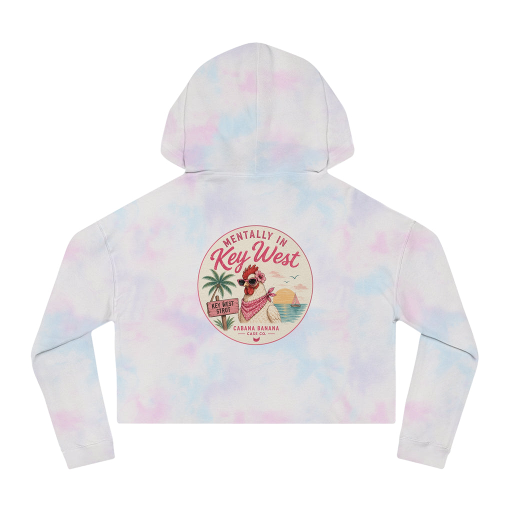 Mentally in Key West Cropped Hoodie