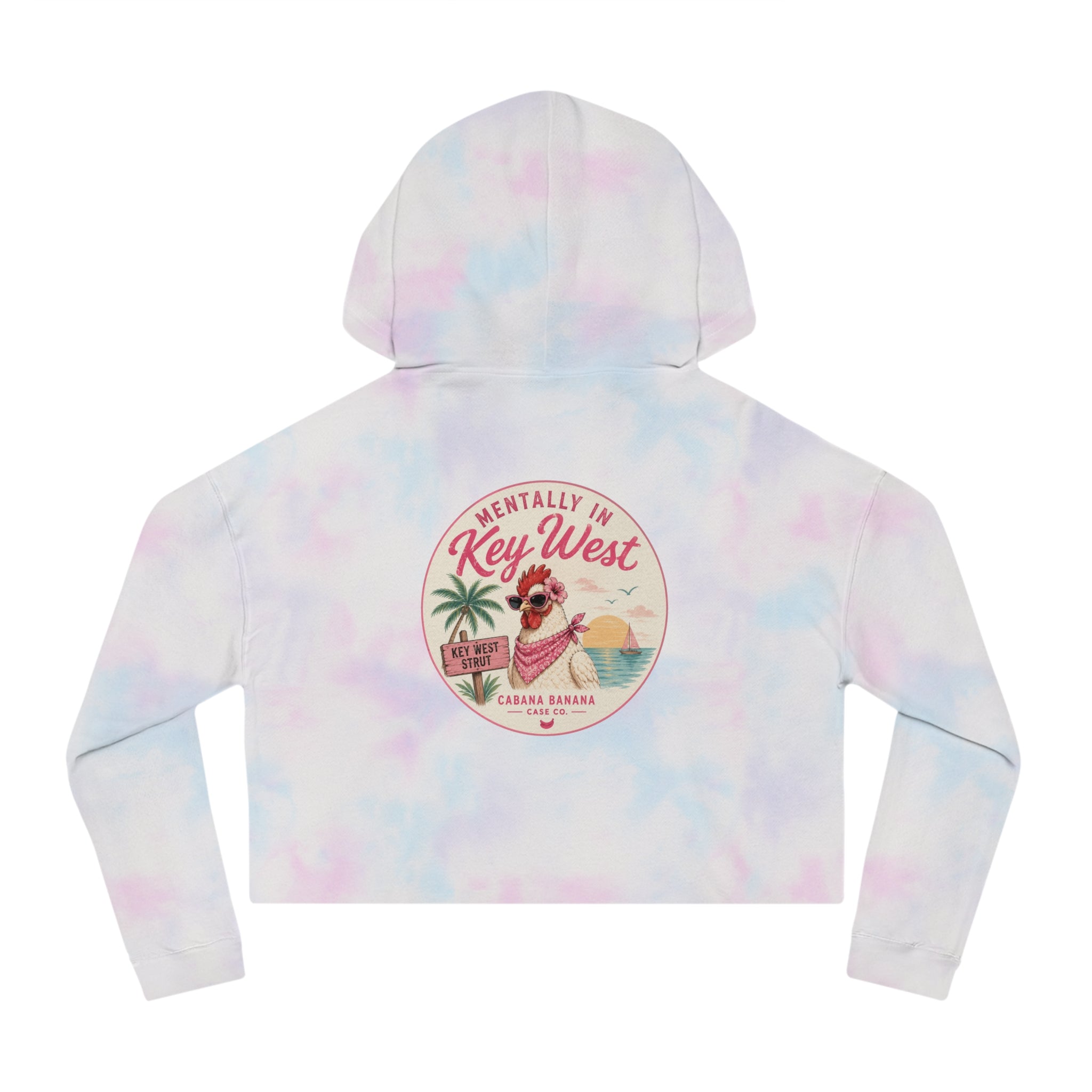 Mentally in Key West Cropped Hoodie