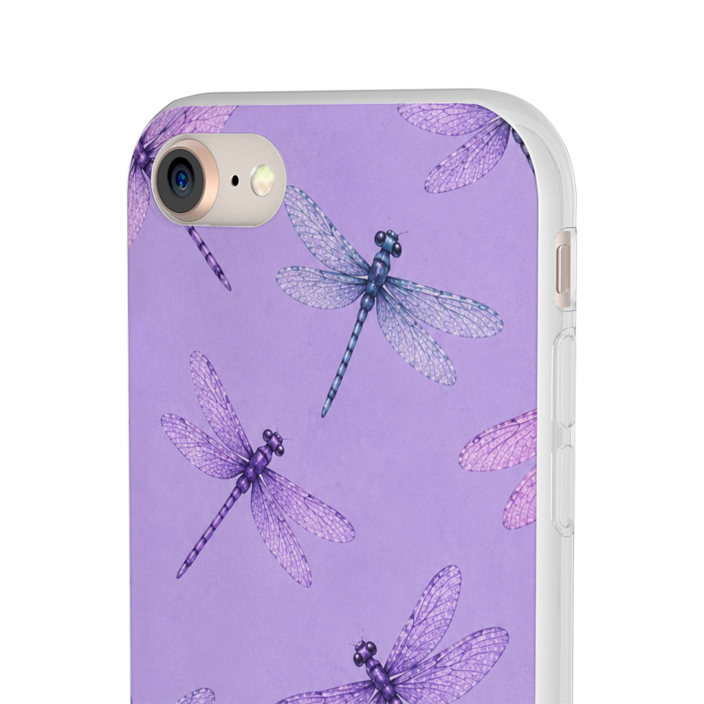 Lavender Dragonfly Dreams-Flexi iPhone & Samsung Phone Case