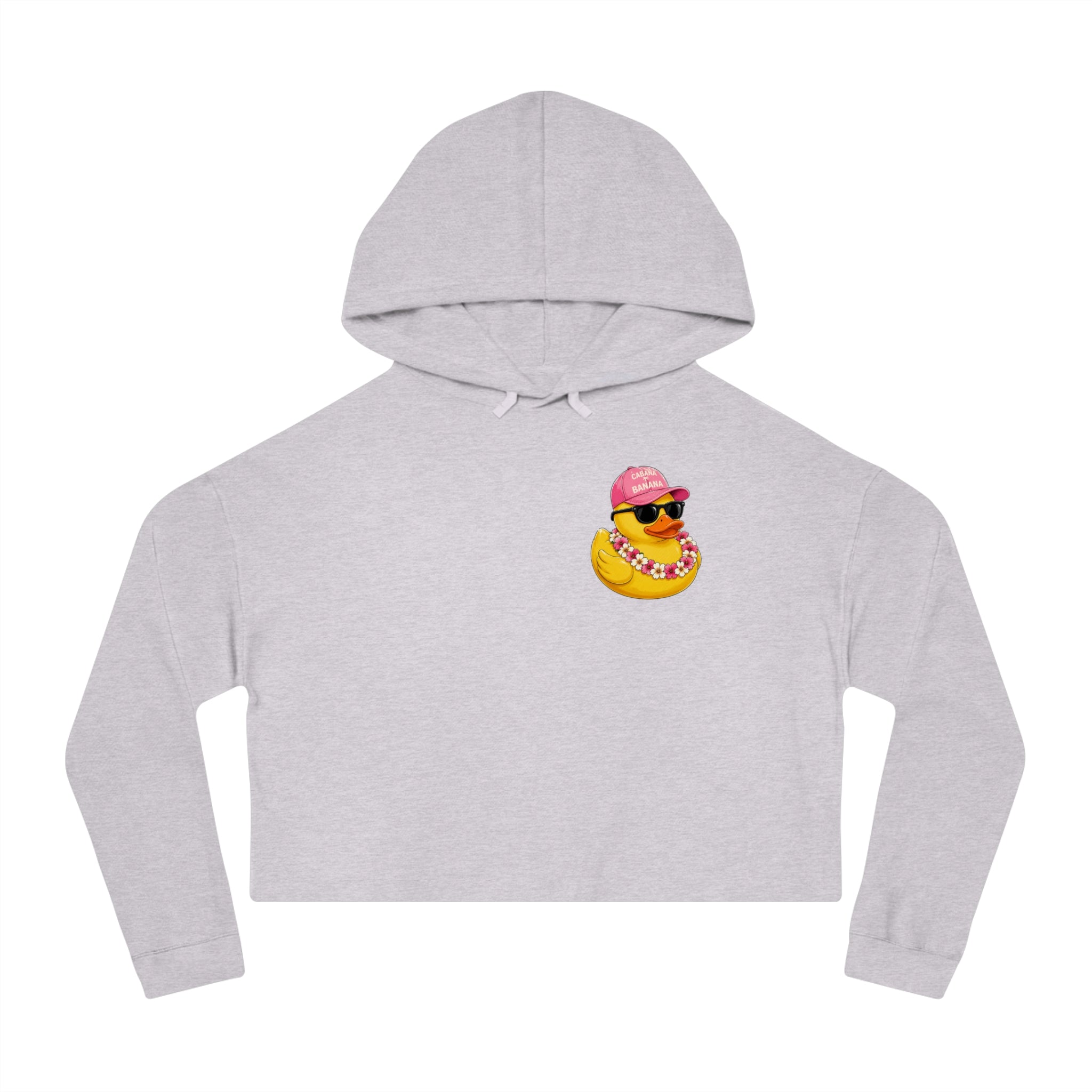 Ducking Out of Reality-Cropped Hoodie