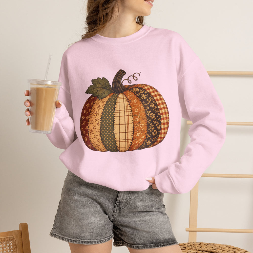 Patchwork Pumpkin – Sweatshirt