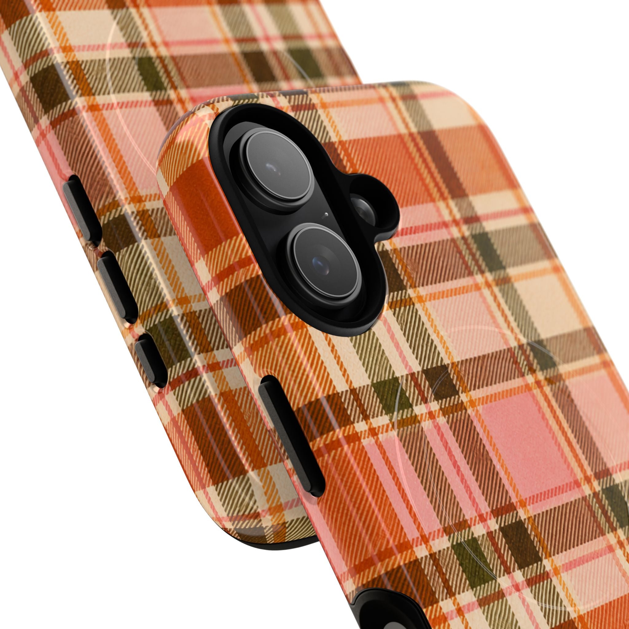 Hello Fall Plaid -Tough Magnetic Phone Case