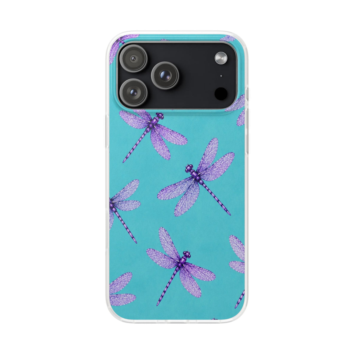 Turquoise Dragonfly Dreams – Flexi iPhone & Samsung Phone Case