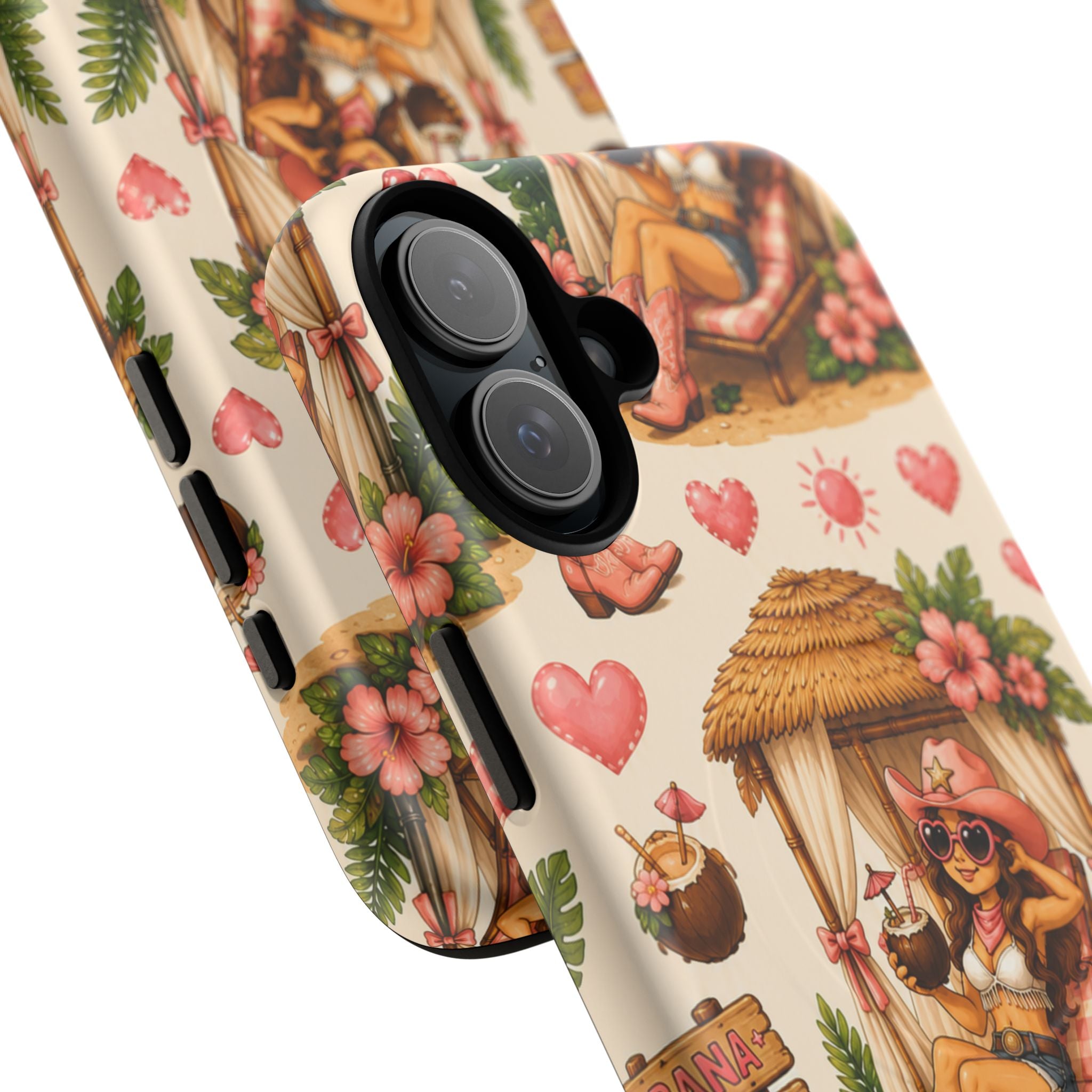 Cabana Cowgirl- Tough Magnetic Phone Case